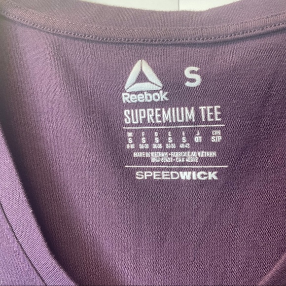 REEBOK purple tang top size small - Picture 3 of 3